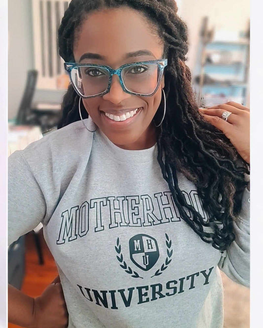 "Motherhood University" Crewneck Sweatshirt