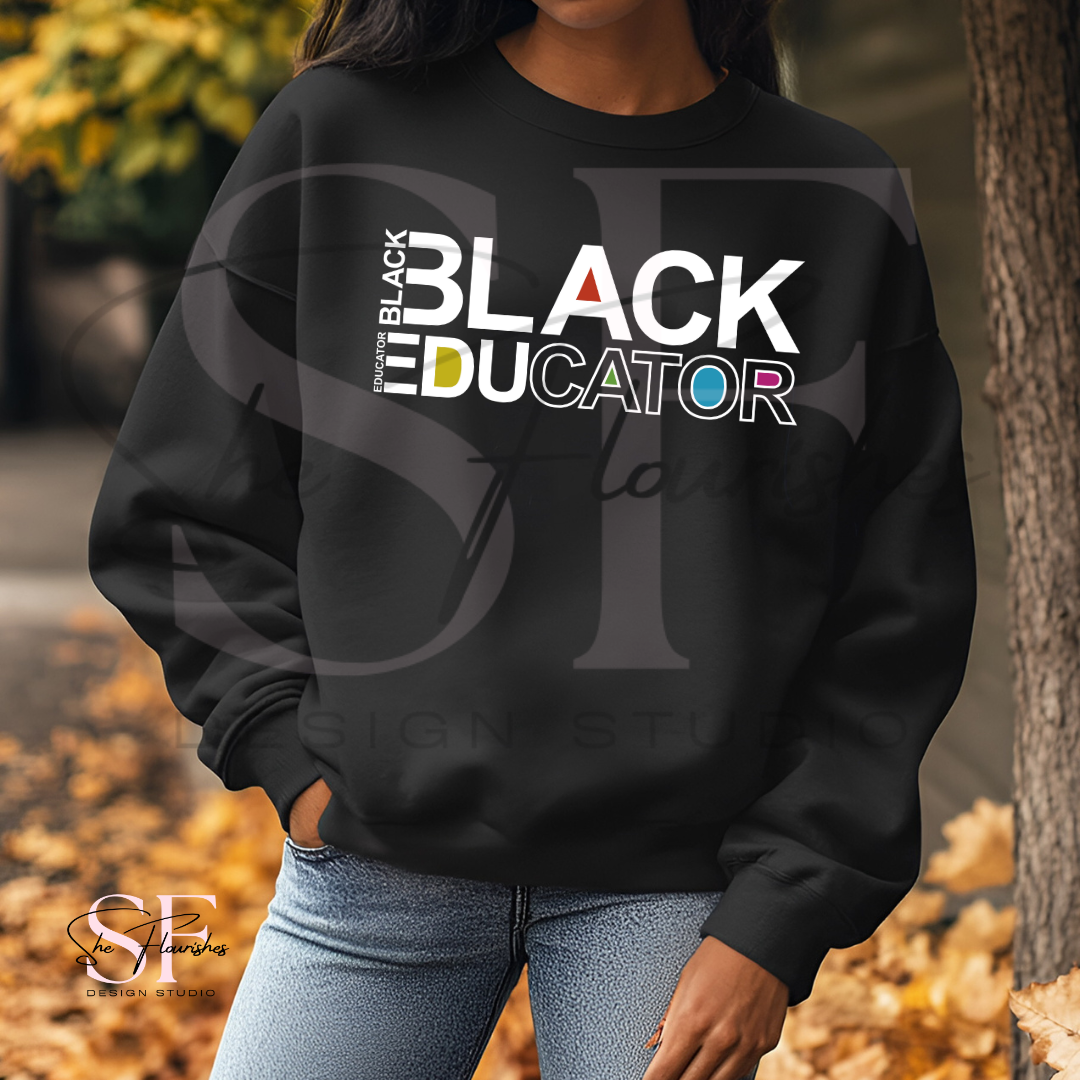 Black Educator*DTF TRANSFER*