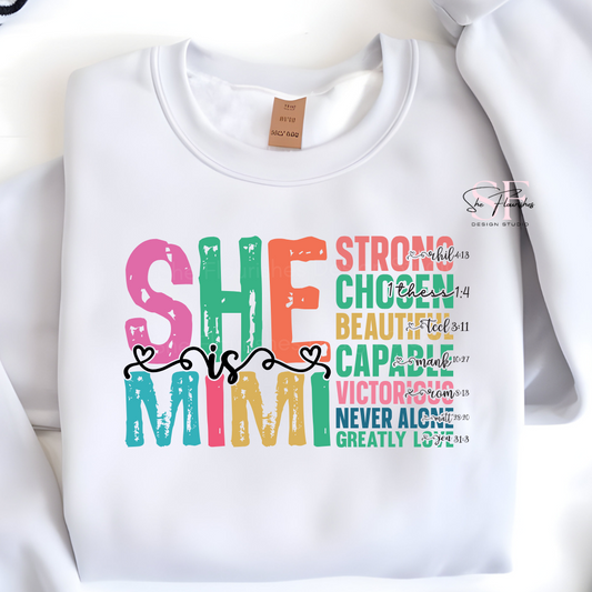 She is Mimi, affirmations * DTF TRANSFER*
